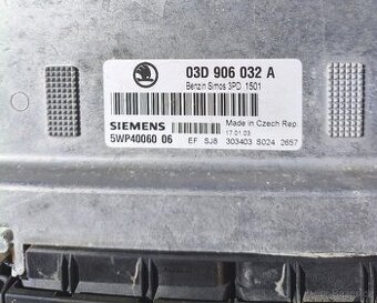 Řídící jednotky motoru Mazda 6, Škoda Fabia