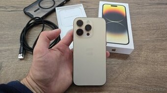 Apple iPhone 14 Pro 128GB Gold, Hezký stav