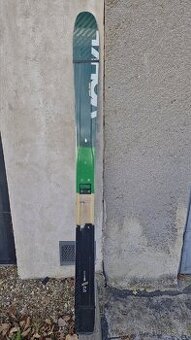 Skialpove lyže 173 cm, 108mm šířka, skoro nové pásy.