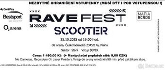 Scooter 25.10.25 - 2 lístky