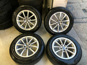 Prodám orig. ALU disky Audi s pneu zimní 225/60/17 - 1