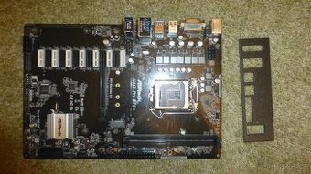 ASRock H 110 Pro BTC+, přiložen IO Shield