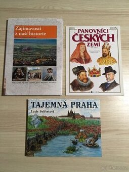 Knihy - panovníci Českých zemí, tajemná Praha, historie