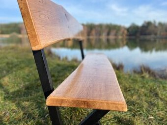 Zahradní lavička :DUB - doprava zdarma