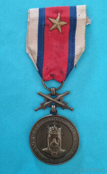 Bronzová medaile krále Karla IV. „ Za věrné služby “ 1918-19