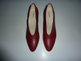 Dámské kožené červené lodičky zn. Vagabond, vel. 40 (41)