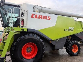 Claas Lexion 650 + V750 laser Pilot   Kombajn Obilny