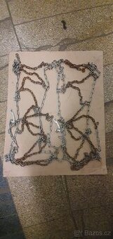 Sněhové řetězy na zahradní traktor traktůrek sekačka