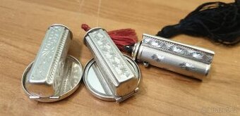 STŘÍBRNÉ RTĚNKY SE ZRCÁTKY ART DECO