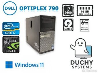 Levné PC - i7, GTX 1050ti 4GB, 16GB RAM, 500GB HDD | Win 11
