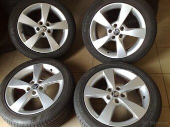 alu kola skoda 5x100 r16 original škoda 215/45/16