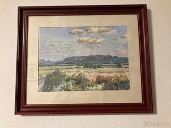 Obraz - Drábské světničky - akvarel