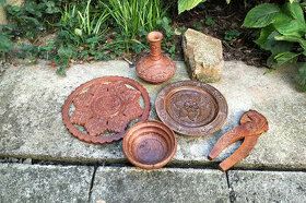 Dekorace z Indie, dřevo, 5ks