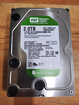 HDD Disk WD GREEN 2TB, SATA, 3,5´ (WD20EARX)