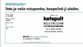 Katapult- NOSTALGIA TOUR 19.3.24 Praha