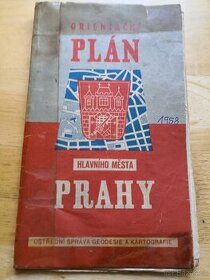 Orientační plán hlavního města Prahy - 1958