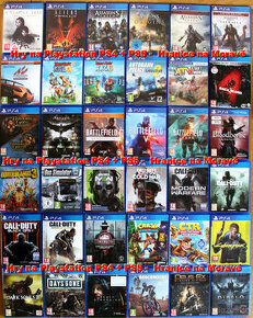 Hry na Playstation PS4+PS5 seznam rozdělen na 3 inzeráty - - 1