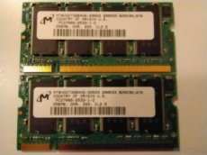 Prodám RAM DDR 256 Mb SODIM - 1