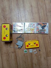 Nintendo 2ds pikachu edetion+3 hry
