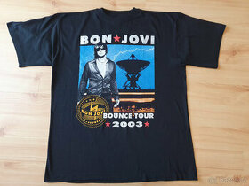 Pánské tričko XL: Bon Jovi - Bounce Tour 2003