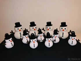 Sněhulák - vánoční výzdoba - 3D tisk