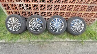Prodám plechové disky 16" + zimní pneu