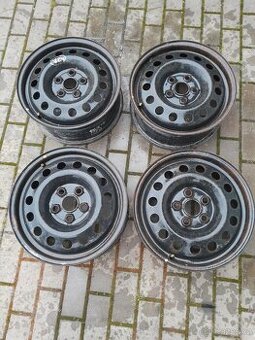 Prodám 16 " sadu plechové disky kola VW Škoda 5x112 ET 53
