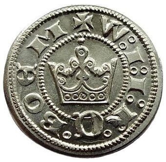 Václav II.,parvus=1/12 pražsk.groše,1300-1305, novoražba,Al - 1