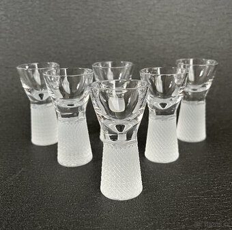 BOMMA 6x křišťálový panák 10ml, František Vízner