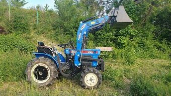 Podvázání nakladače pro japonský malotraktor