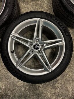 Sada 5x112 Audi alu kola 8W0601025HM + Michelin 245/40 R18