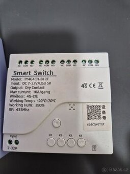 Tuya GSM spinac 4G-LSE 4 kanalovy