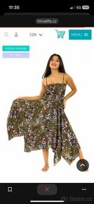 Šaty-sukně 2v1 Dawa Soha - hnědá - Himalife