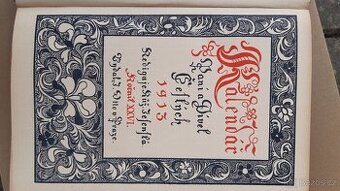 kalendar 1913 ceskych pani a divek pro sberatele