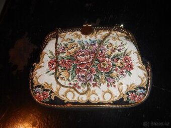 Starožitná gobelínová kabelka