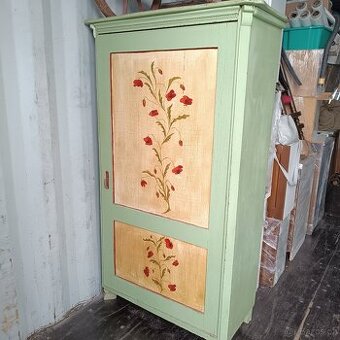 Skříň jednokřídlá, malovaná