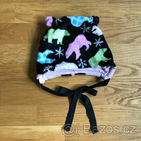 Fleecová čepička s ledními medvědy