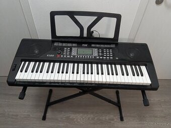 Keyboard fox k 186 s dynamikou včetně stojanu