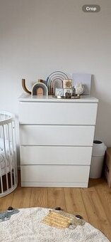 Komoda MALM IKEA bílá