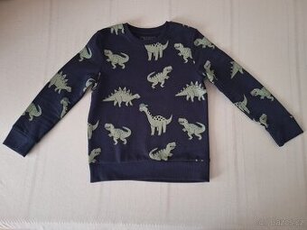 Mikina s dinosaury, vel. 134