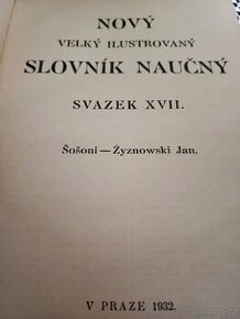 17 dílů ilustrovaných slovníku naučných