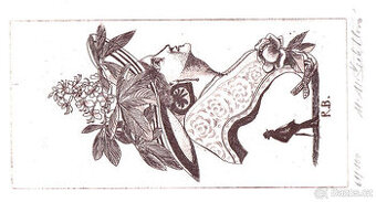 Grafický list M. Šechtlové , kombinovaná technika -