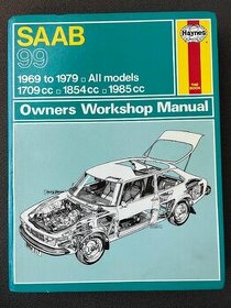 SAAB 99 montažni manualy dílenské příručky