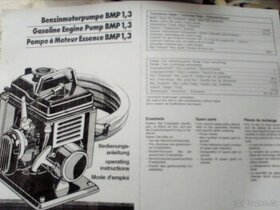 Zahradní benzinmotorpumpe BMP1,3