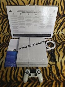 Playstation 4 500GB Ledově bílá barva - TOP STAV