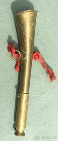 Stará mosazná trumpetka Amati Kraslice - 1
