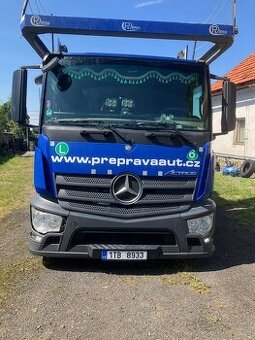 Přepravník automobilů ,  Mercedes Actros MP4, Rimo PL7