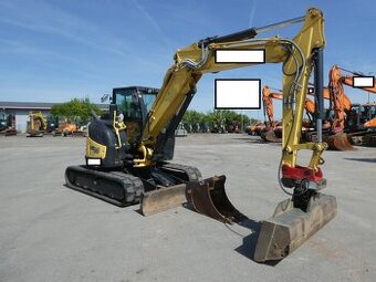 minibagr Yanmar VIO 80, dělené rameno