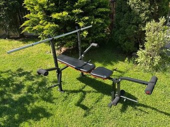 HOP-SPORT Posilovací lavice + Tyč