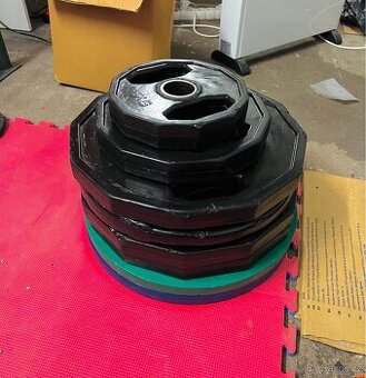 Profi pogumované kotouče - 50mm - Celkem až 130kg